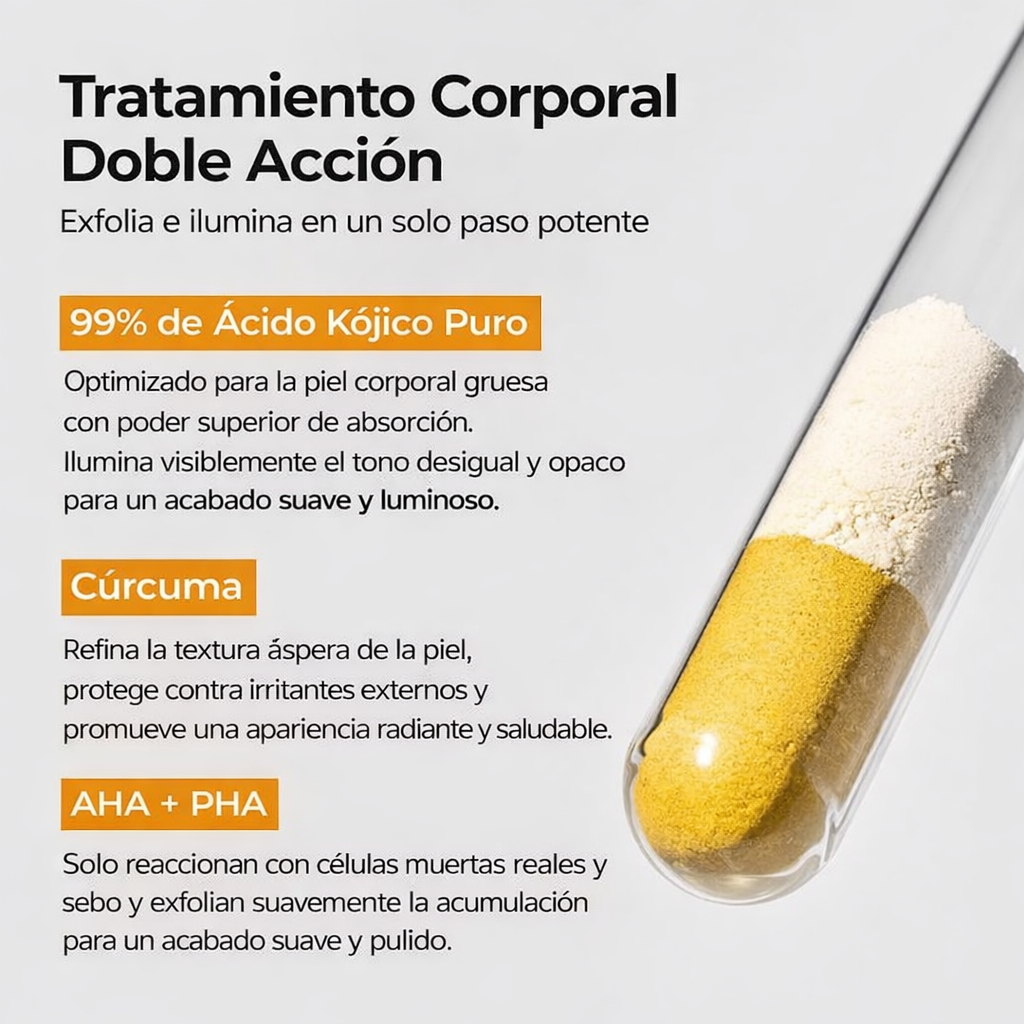 Dr. Melaxin Spray Exfoliante Corporal Ácido Kójico + Cúrcuma